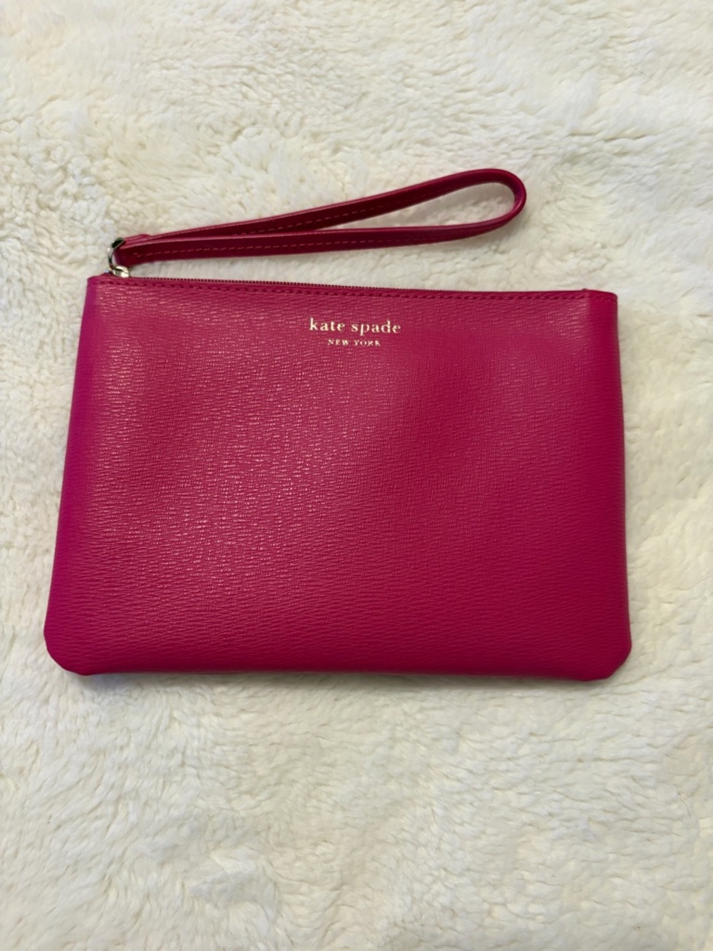 KATE SPADE Keaton pouch wristlet, magenta